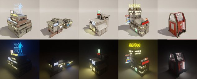 3d-model Buildings Art