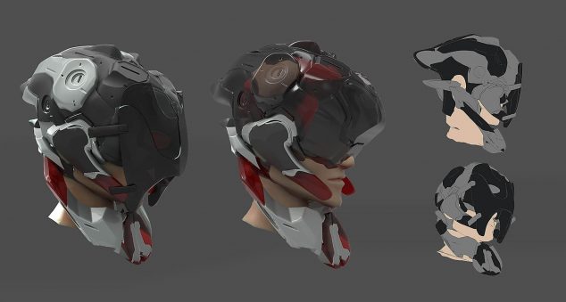 Helmet 3d model art