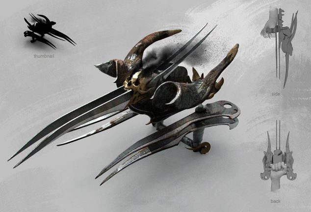 Kiss of Death Fist Concept Art