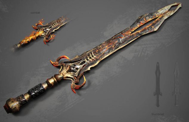 Kiss of Death Sword Concept Art